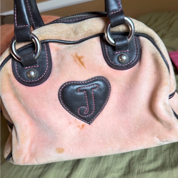 Juicy Couture Pink and Black Satchel - Picture 2 of 9